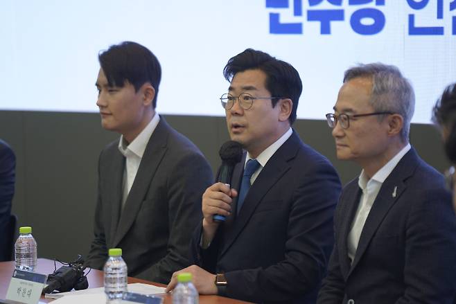 29일 박찬대 인천시장 후보가 AI 공약을 발표했다. 박 후보 측 제공