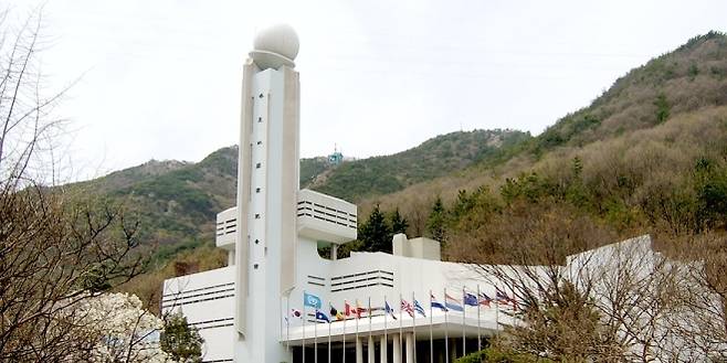 대구 앞산에 있는 ‘낙동강승전기념관’의 모습. 낙동강승전기념관 제공