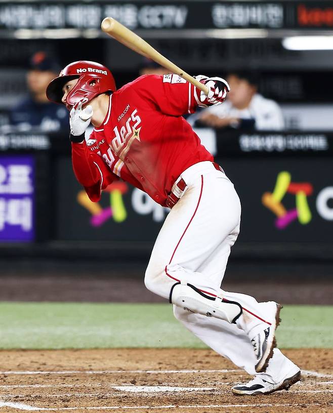 ▲ 4출루 경기를 한 안상현 ⓒSSG랜더스