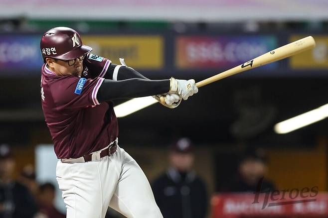 ▲ 안치홍 ⓒ키움 히어로즈