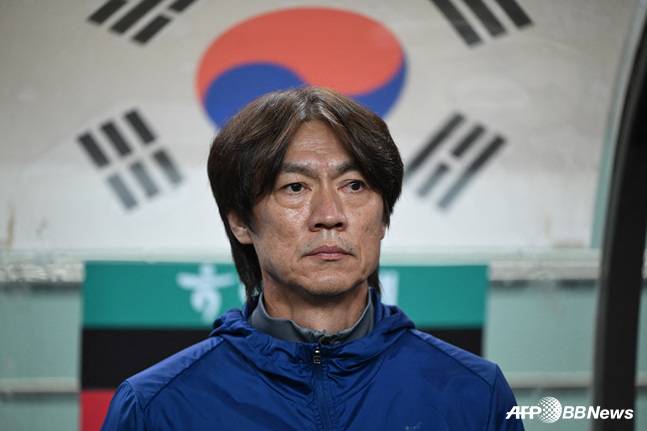 홍명보 한국 대표팀 감독. /AFPBBNews=뉴스1