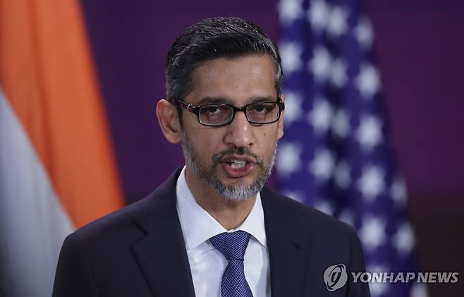 순다르 피차이 구글 CEO [EPA=연합뉴스 자료사진]