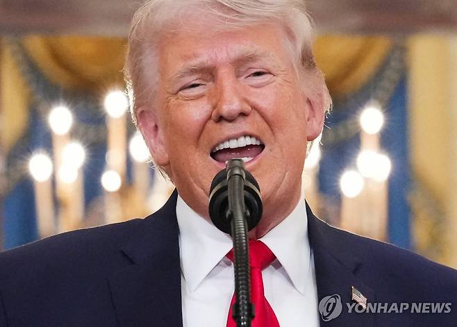 이란에 군사적으로 완승했다는 주장을 부쩍 늘리고 있는 도널드 트럼프 미국 대통령 [로이터 연합뉴스 자료사진. 재판매 및 DB 금지]