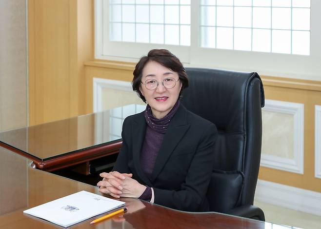 한미라 신임 한마학원 이사장 [경남대학교 제공. 재판매 및 DB 금지]