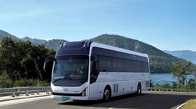 현대자동차가 생산하는 유니버스 수소전기버스는 매년 판매량이 성장하고 있다. / 현대자동차