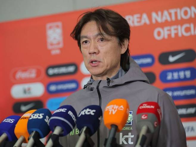 홍명보 한국 축구대표팀 감독. 연합뉴스