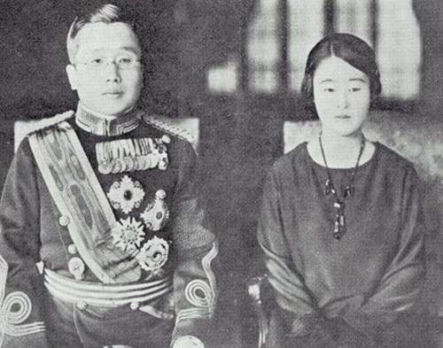 이은과 이방자. 1923년.