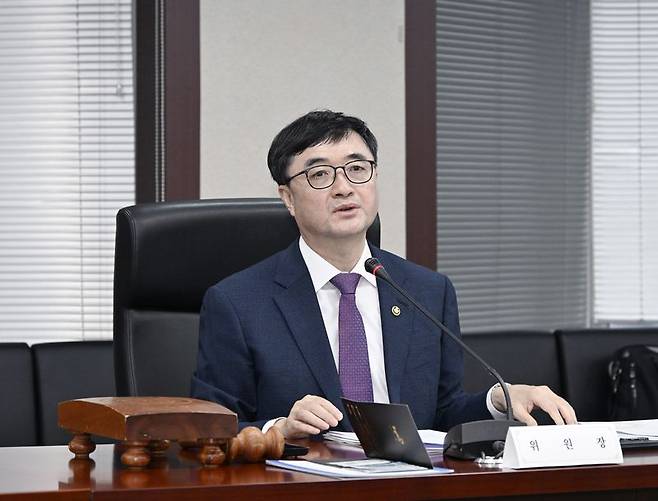 임기근 기획예산처 차관이 28일 오전 서울 종로구 한국무역보험공사에서 열린 '제188차 복권위원회 전체회의'에서 모두발언을 하고 있다. 뉴스1