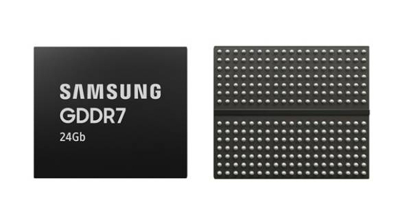 삼성전자의 '24Gb GDDR7 D램' 제품 이미지. [사진=삼성전자]