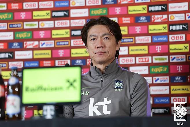 홍명보 축구대표팀 감독. 사진KFA