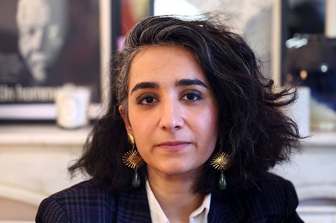 2023년 노벨 평화상을 수상한 이란 여성 인권운동가 나르게스 모하마디. 로이터연합뉴스