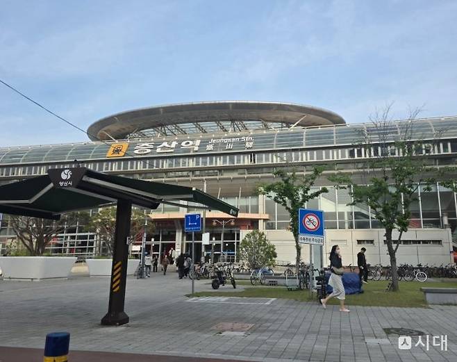 사진은 경남 양산의 증산역 일대의 모습. /사진=김성아 기자