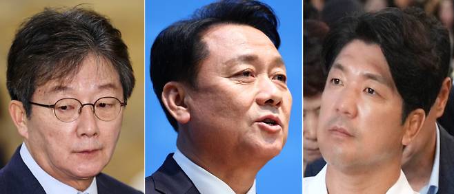 유승민 전 의원(왼쪽), 이광재 전 강원지사(가운데), 이용 전 의원(오른쪽). /사진=뉴시스·이용 전 의원 페이스북
