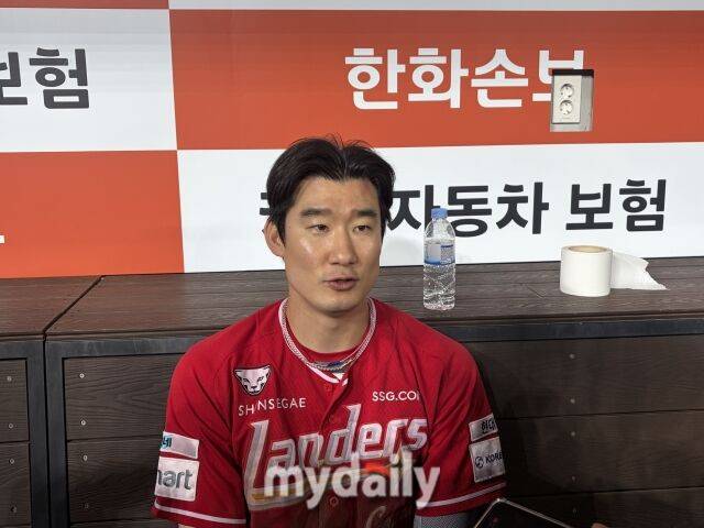 SSG 캡틴 오태곤은 남다른 팀퍼스트 정신을 가지고 있다./대전 = 이정원 기자