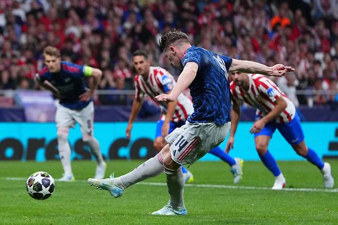 [마드리드=AP/뉴시스] 잉글랜드 프로축구 프리미어리그(EPL) 아스널의 빅토르 요케레스. 2026.04.29.