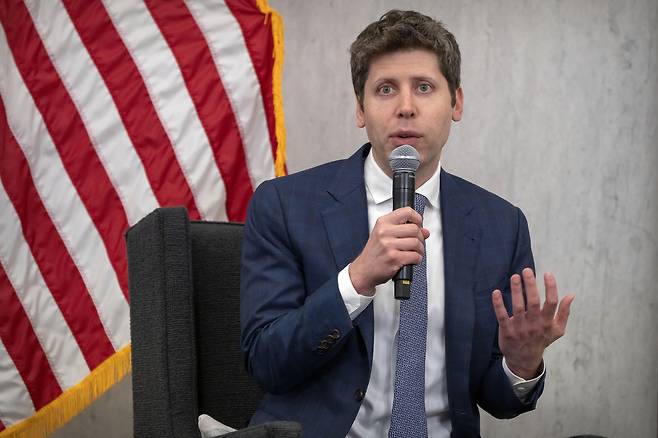 샘 올트먼 오픈AI 최고경영자(CEO). AP 연합뉴스