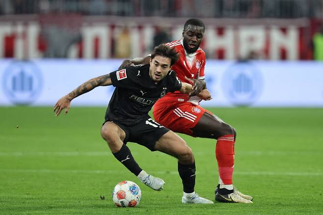 보루시아 묀헨글라트바흐 소속으로 뛰는 옌스 카스트로프의 모습. 사진=AFPBB NEWS