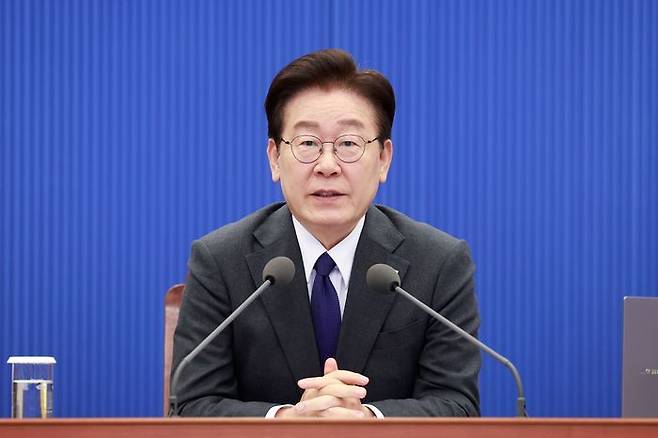 이재명 대통령이 30일 청와대에서 열린 수석보좌관회의에서 발언하고 있다. ⓒ뉴시스