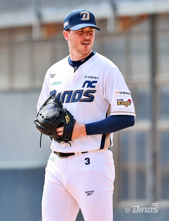 차분히 복귀 준비 중인 라일리. 사진=NC 제공