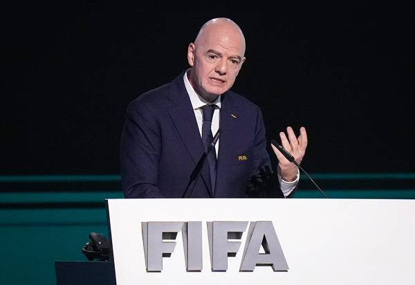 인판티노 FIFA 회장은 재차 이란의 대회 참가를 낙관했다. 사진= The Canadian Press via AP= 연합뉴스 제공