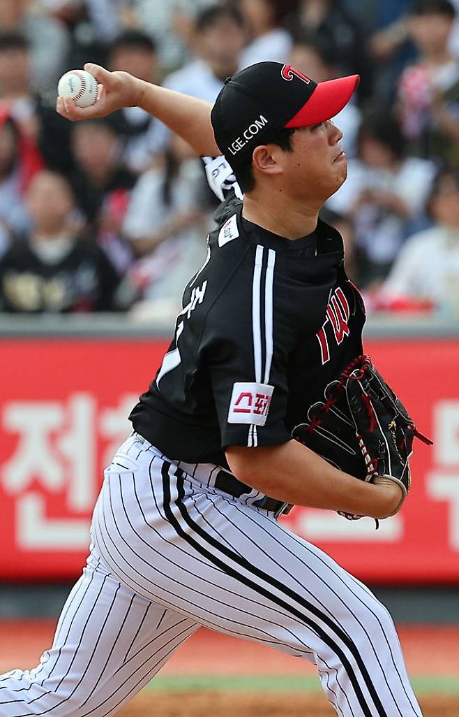 LG 좌완 불펜 함덕주. 연합뉴스