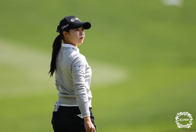 5타차 단독선두에 나선 고지원. 사진 제공=KLPGA