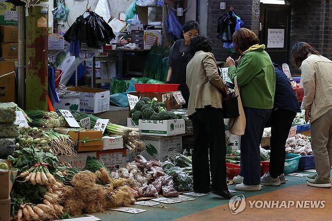 장바구니 물가는 [연합뉴스 자료사진]
