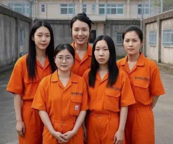 '청주교도소 근황'이라는 제목으로 확산 중인 AI 생성 이미지