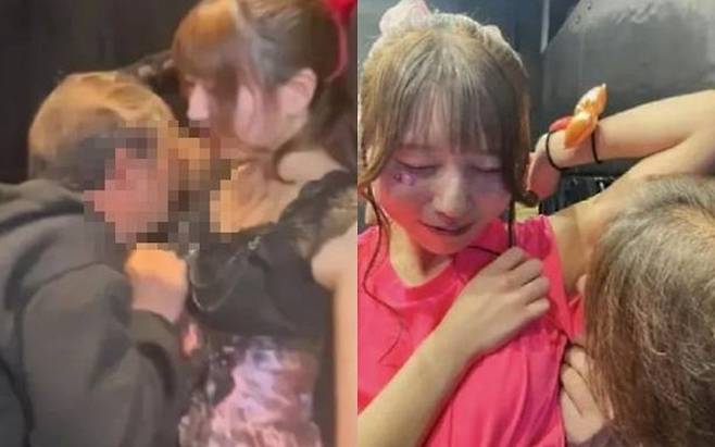 팬에게 ‘겨드랑이 냄새 맡기’ 팬서비스를 하는 日 지하돌. SNS, SCMP 등