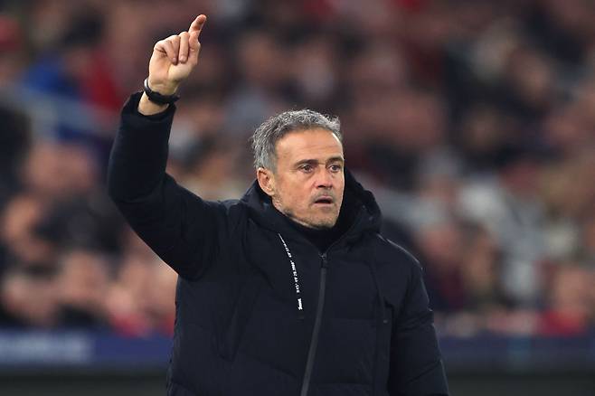 루이스 엔리케 PSG 감독. Getty Images코리아