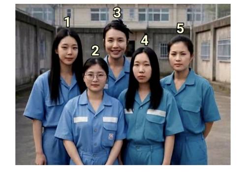'청주여자교도소 5인방'이라는 이름으로 확산 중인 AI 생성 이미지 [온라인 커뮤니티 캡처. 재판매 및 DB 금지]