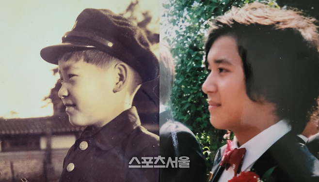 故 안성기와 아들 안필립 씨 어린시절. 사진| 아내 오소영 씨 제공