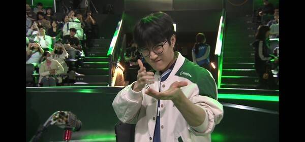 3일 오후 서울 종로구 치지직 롤파크에서 열린 '2026 리그 오브 레전드 챔피언스 코리아(LCK)' 정규 시즌 1라운드 경기 2세트, 한진 브리온이 KT 롤스터를 세트 스코어 2대0으로 완파했다. (BRO & KT=2:0). /사진=네이버 치지직 라이브영상 캡처