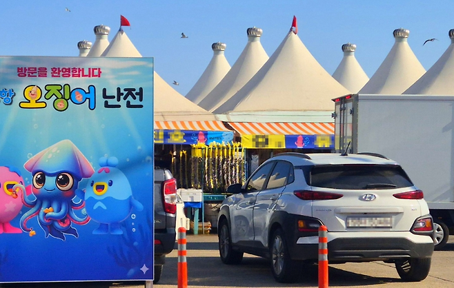 속초 오징어난전, 연합뉴스