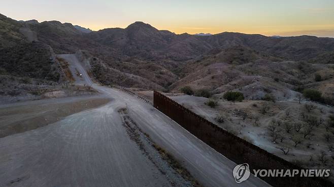 애리조나주 미국-멕시코 국경 지대 [AFP=연합뉴스 자료사진]