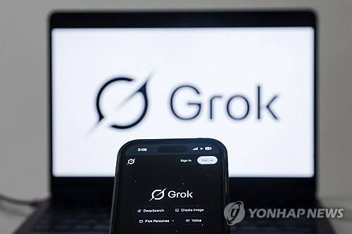 그록 로고 [EPA 연합뉴스 자료사진. 재판매 및 DB 금지]