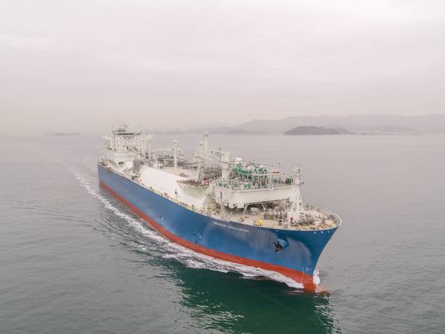 삼성중공업이 LNG-FSRU 1척을 4848억원 규모로 수주했다. 삼성중공업이 건조한 FSRU. 삼성중공업 제공