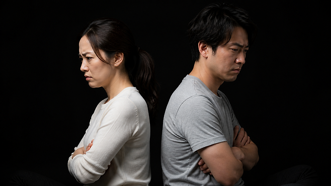 임신 준비 부부 4명 중 1명은 배우자와 협력하지 못하는 것으로 나타났다. 여성은 임신 실패에 따른 불안과 연령에 대한 압박감을 주된 스트레스로 꼽았으나, 남성은 아내의 슬픔에 대한 무력감을 호소했다. 주도권 또한 여성(76.6%)이 남성(19.7%)보다 압도적으로 높아 성별 간 심각한 인식 격차를 드러냈다. /챗GPT 제작 이미지