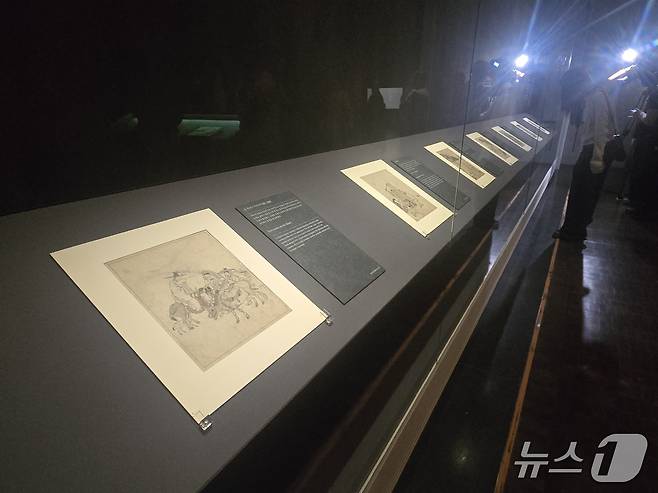 국립중앙박물관 단원 김홍도, 시대를 그리다'전 전시 전경. ⓒ 뉴스1 김정한 기자
