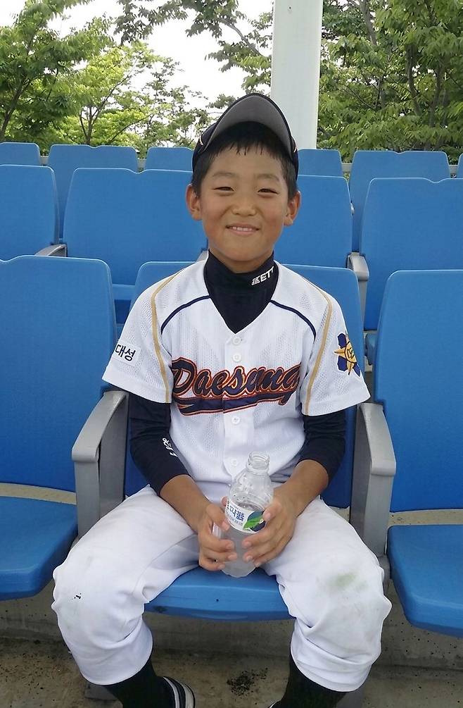 KIA 김도영 어린시절. 사진 김도영