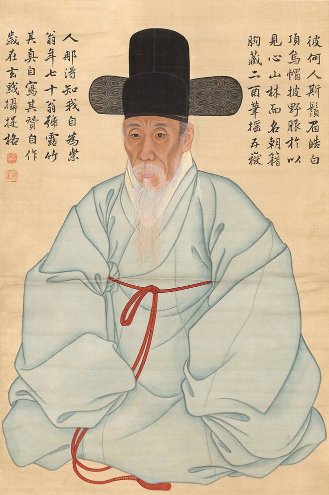 강세황의 ‘자화상’(1782년·보물) <국립중앙박물관>
