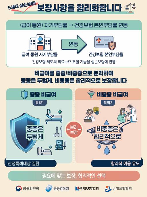 5세대 실손보험 인포그래픽./금융위원회