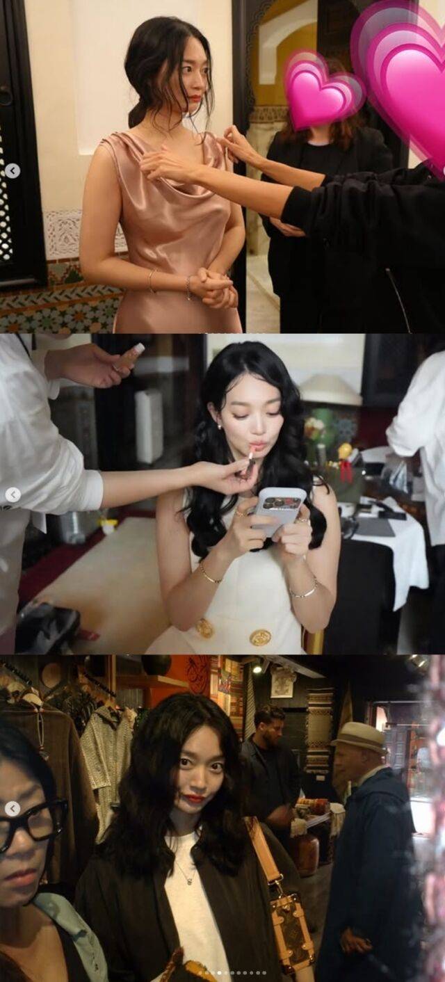 배우 신민아가 범접할 수 없는 비주얼로 온라인을 뜨겁게 달궜다./신민아 소셜미디어