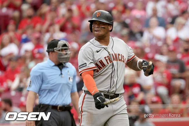 [사진] 샌프란시스코 라파엘 데버스 ⓒGettyimages(무단전재 및 재배포 금지)