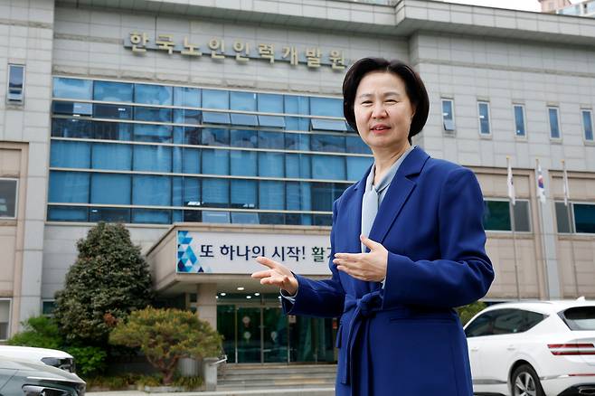 김수영 한국노인인력개발원 원장 인터뷰 /2026.04.27. 고양=유희태 기자