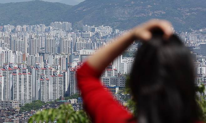 5일 서울 남산에서 내려다 본 서울시내. 연합뉴스