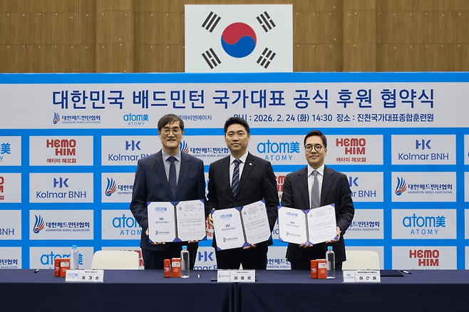 김동문 대한배드민턴협회 회장은 활발하게 후원업체 영입 작업을 하고 있다. 대한배드민턴협회 제공