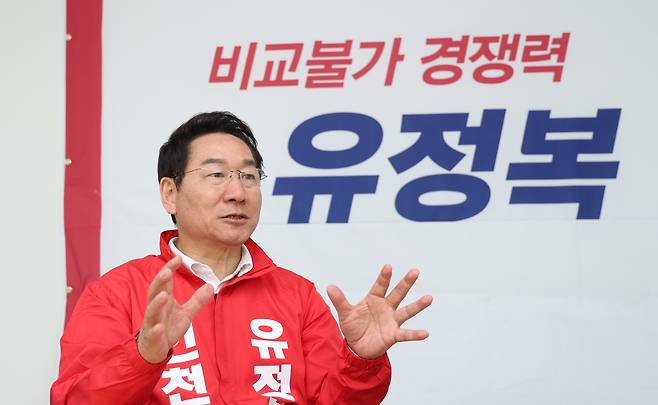 29일 인천광역시 미추홀구 선거캠프에서 국민의힘 유정복 인천시장 후보가 본지와 인터뷰 갖고 있다. 2026.4.29. / 고운호 기자
