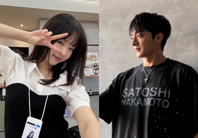 공개 열애 중인 지예은과 바타의 목격담이 화제를 모으고 있다. 지예은·바타 SNS