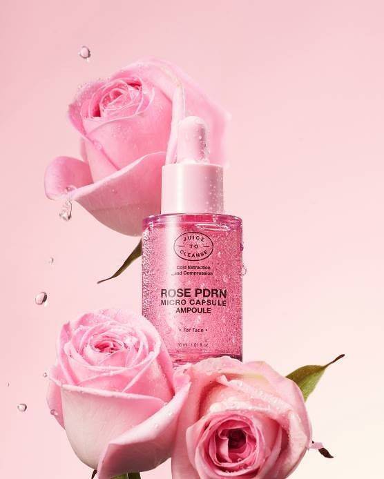 (쥬스투클렌즈 로즈 PDRN 마이크로캡슐 앰플 30ml)